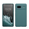 Husa Kwmobile pentru Google Pixel 7a, Verde inchis, Silicon, KWM000019YE017C, Carcasa