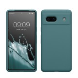 Husa Kwmobile pentru Google Pixel 7a, Verde inchis, Silicon, KWM000019YE017C, Carcasa