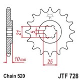 Cumpara ieftin Pinion fata 15 dinti pas lant 520 - Cagiva T4E - T4R 350-500 (87-91) - Canyon 500-600 (96-01)