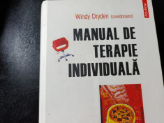 MANUAL DE TERAPIE INDIVIDUALA - WINDY DRYDEN, POLIROM 2010, 861 PAG, CARTONATA foto