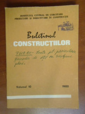 Buletinul constructiilor vol.10 foto