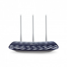 Router wireless TP-Link Archer C20 , 802.11 a/b/g/n/ac , Dual Band , Negru