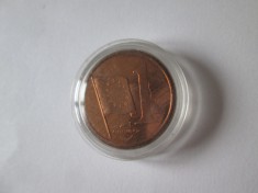 Suedia 1 Euro Cent 2003 moneda specimen proba/test