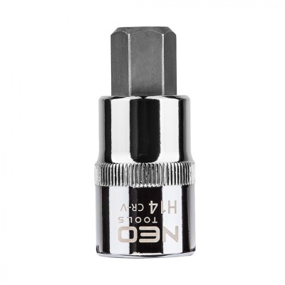Tubulara cu Bit profil hexagonal 1/2&amp;quot;, H14 X 55 mm NEO TOOLS 08-776 HardWork ToolsRange foto
