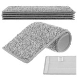 Set 5 rezerve lavabile pentru mop plat 33x12 cm Ruhhy, gri