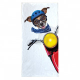 Cumpara ieftin Prosop de plaja Strider Puppy, Oyo Concept, 80x155 cm, policoton, multicolor