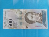 Venezuela 500 Bolivares 23.03.2017. Necirculata - Seria H 06810581
