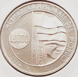 699 San Marino 1000 Lire 1986 World Cup, Mexico km 197 argint, Europa