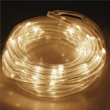 (DL) Instalatie tub furtun luminos pentru Craciun cu baterii 3xAA, 50 LED-uri, 5m, galben Household NewTrend