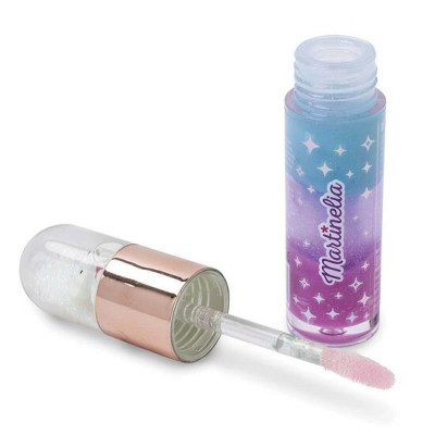 Luciu de buze cu aroma de fructe si efect Glitter Snowball Bear Martinelia pentru fetite, 5.8 ml foto