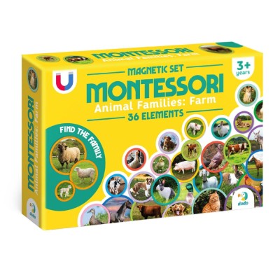 Set magneti Montessori - Animale de la ferma PlayLearn Toys foto
