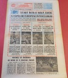 Ziarul SPORTUL - Supliment FOTBAL 08.09.1989 (STEAUA,DINAMO,VICTORIA,FLACARA MORENI in cupele europene)