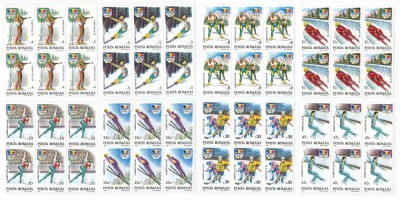 |Romania, LP 1274/1992, J.O de Iarna, Albertville, bloc 6, MNH foto