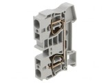 Conector de &Icirc;mbinare Șine 0,2-16mm2 1P 2 Borne Gri TS35