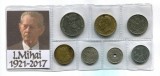 q633 ROMANIA REGAT SET MONEDE INFOLIATE 1922 1947 REGELE MIHAI