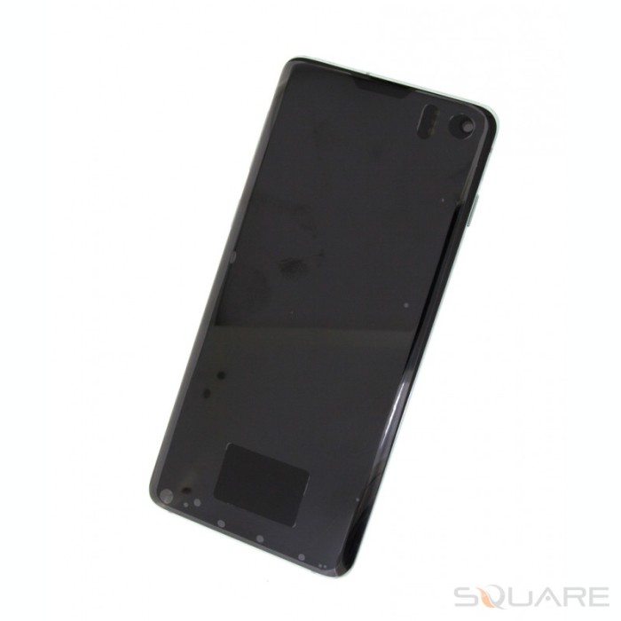 LCD OEM Samsung S10, G973, Green, Service Pack OEM