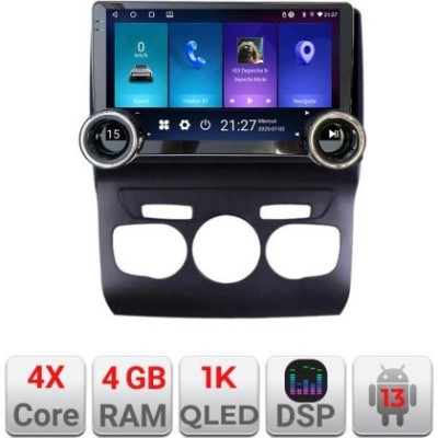 Navigatie Citroen C4 2011-2016 Kit-241 Edotec 4+64 10.5 inch Incell 1K android Wifi 5Ghz gps internet C CarStore Technology foto