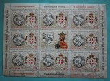 TIMBRE ROM&Acirc;NIA LP 1961e/2012 -CREȘTINĂTATE ȘI HERALDICĂ -minicoală de 8+1 MNH, Nestampilat