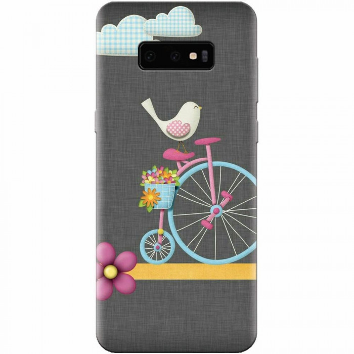 Husa silicon personalizata pentru Samsung Galaxy S10 Lite, Bird