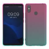 Husa kwmobile pentru Xiaomi Mi Max 3, Silicon, Multicolor/Transparent, 60980.01