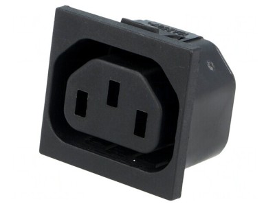 Conector Alimentare AC IEC 60320 10A 250V Mamă foto