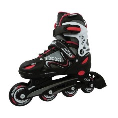 Role Copii, Reglabile Ikki Boy, S 31-34, Negru-Rosu Ultimate FactoryBikes