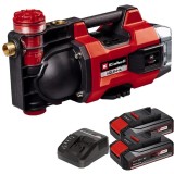 Einhell AQUINNA 36/35 F LED PXC + Twinpack CB + 4514095 - Pompa 3.7 bar + Set 2 acumulatori si incarcator Li-Ion 18 V 2.5 Ah