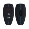 Husa Cheie Auto pentru Ford - 3 Butoane - Keyless Go, Silicon, Negru, 53133.02