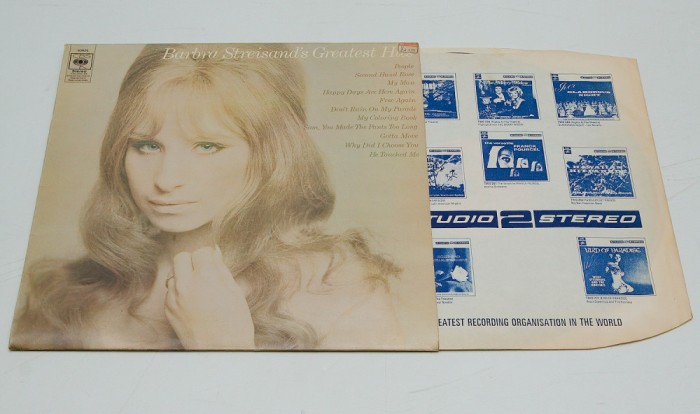Barbra Streisand - Greatest Hits - disc vinil vinyl LP