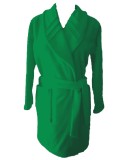 Halat Medical Polar Pe Stil, Verde Conex, Model Ella - 2XL