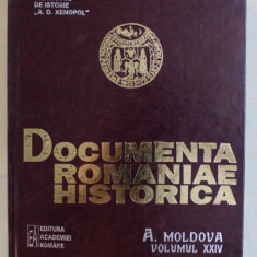 DOCUMENTA ROMANIAE HISTORICA - A . MOLDOVA , VOLUMUL XXIV ( 1637- 1638 ) , volum intocmit de C.CIHODARU si I. CAPROSU , 1998