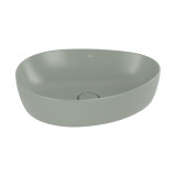 Cumpara ieftin Lavoar pe blat, Villeroy &amp; Boch, Antao, asimetric, 51 cm, verde mat