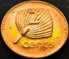 Moneda exotica 2 CENTI - INSULELE FIJI, anul 2001 *cod 5094 = UNC, Australia si Oceania