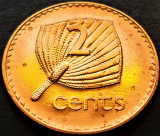 Cumpara ieftin Moneda exotica 2 CENTI - INSULELE FIJI, anul 2001 *cod 5094 = UNC, Australia si Oceania