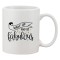 Cana alba personalizata &quot;Wake up and be fabulous&quot;, INOVATIX&reg;. 330ml