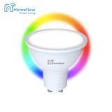 Cumpara ieftin Bec inteligent LED Wireless Homeflow B-5001, GU10, 5W (35W), 300lm, RGB, dimabil, Control de pe telefonul mobil SmartElectro IntelligentHouse