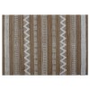 Covor Boho Alb Maro 140x200 cm ESPRIT Antiderapant Poliester Iuta Lana