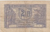 ROMANIA 2 LEI 1915 Serie 1 Cifra aF
