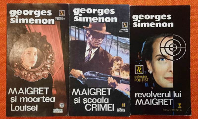 Maigret si scoala crimei/moartea Louisei, Revolverul lui Maigret - Simenon foto