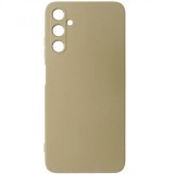 Husa tip capac spate silicon TPU Matte kaki deschis pentru Samsung Galaxy A05s