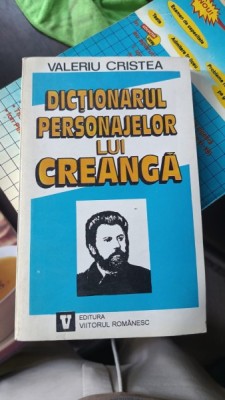 Valeriu Cristea - Dictionarul personajelor lui Creanga foto