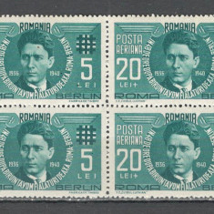 Romania.1940 Posta aeriana-C.Z.Codreanu bloc 4 ZR.83