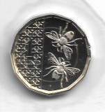 Marea Britanie 2023 - 1 POUND - BU Sigilata - din anual folder, Europa, Cupru-Nichel