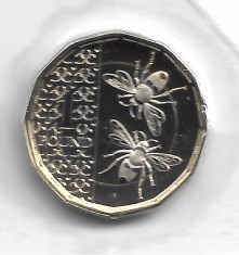 Marea Britanie 2023 - 1 POUND - BU Sigilata - din anual folder