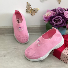 Adidasi roz f moi elastici FASHION pantofi sport pt fetite 28 cod 0467