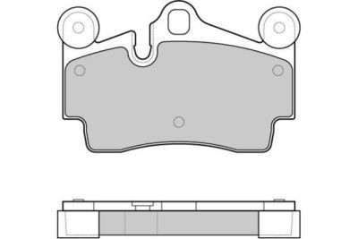 Placute frana Audi Q7 (4l); Porsche Cayenne (9pa, 955); Vw Touareg (7L) SRLine parte montare : Punte spate