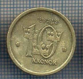 AX 1121 MONEDA - SUEDIA - 10 KRONOR -ANUL 2002 -STAREA CARE SE VEDE foto