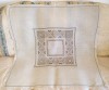 Fata de masa Vintage din In taranesc cu broderie manuala - Bej