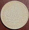 FRANTA MONEDA ARGINT 1 FRANC 1918/ AG.(.835)/ 5 g./ 23 mm./ SE VINDE PRODUSUL DIN POZE, Europa