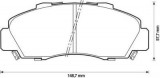 Placute frana fata Honda Accord 4 Aerodeck (Cb), 09.1989-12.1993, marca SRLine S70-0225